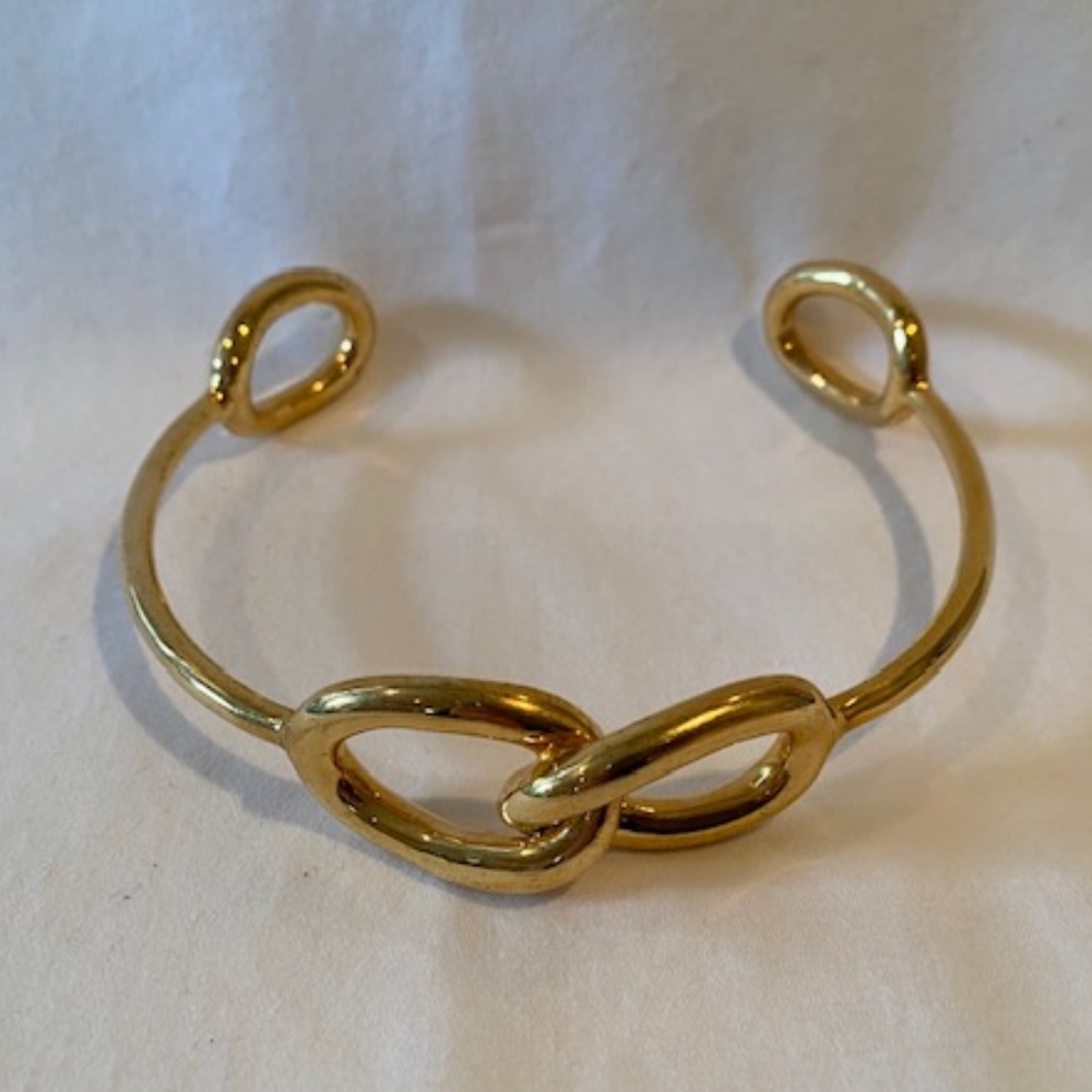 Unique Solid Chunky Choker Necklace - Gold-Color